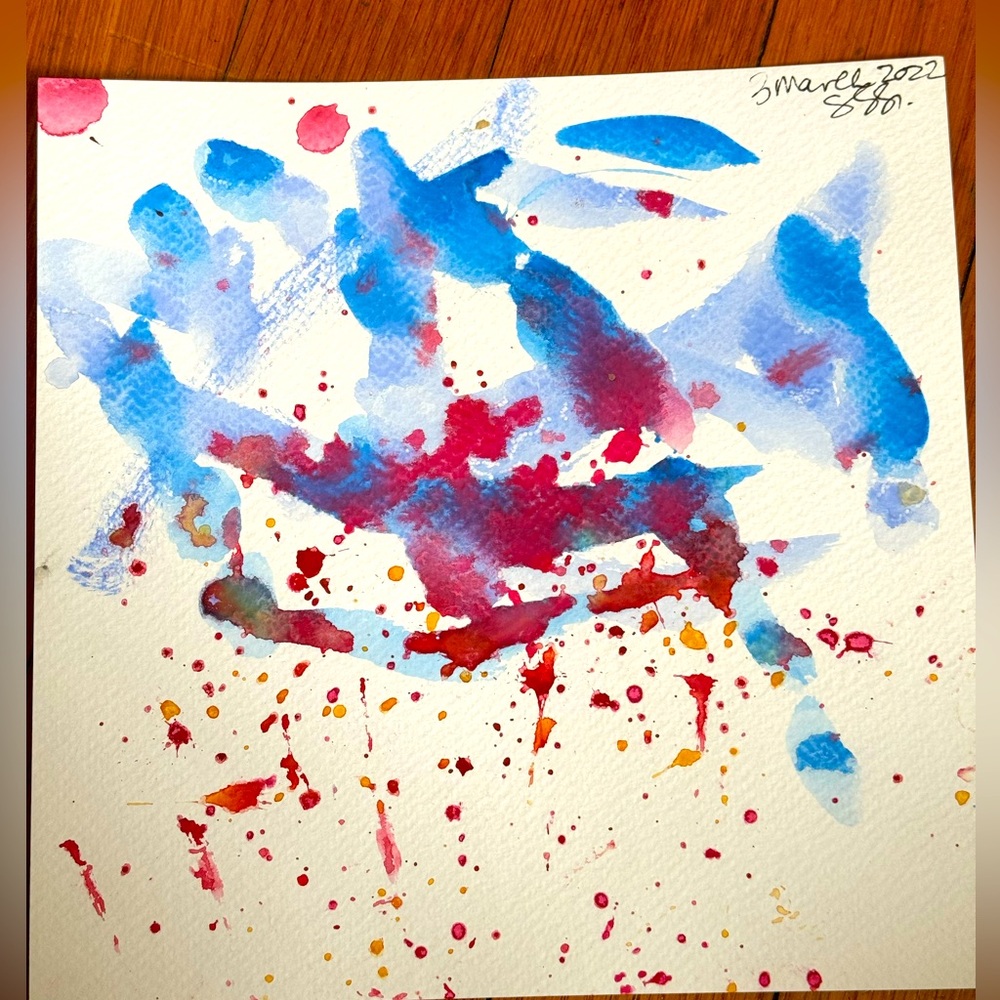 Original signed watercolor